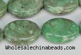 CCO120 15.5 inches 18*25mm oval dyed natural chrysotine beads
