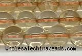 CCR346 15.5 inches 8mm round natural citrine beads wholesale