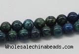 CCS52 16 inches 8mm round dyed chrysocolla gemstone beads wholesale