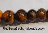 CCS566 15.5 inches 8*10mm - 12*16mm rondelle dyed chrysocolla beads