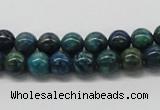 CCS72 15.5 inches 14mm round dyed chrysocolla gemstone beads