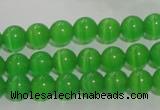 CCT1225 15 inches 4mm round cats eye beads wholesale