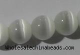 CCT1370 15 inches 7mm round cats eye beads wholesale