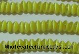 CCT213 15 inches 2*4mm rondelle cats eye beads wholesale