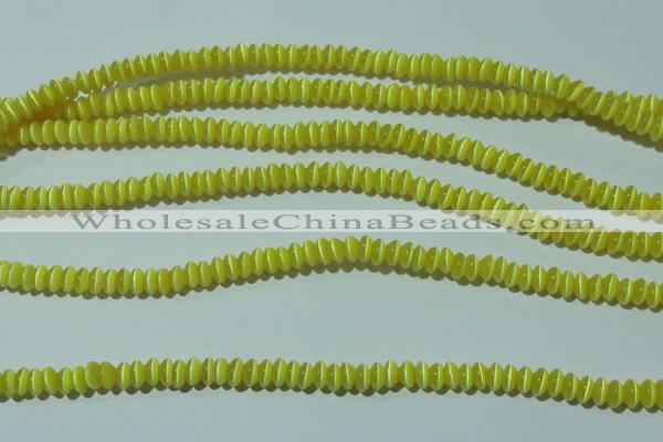 CCT213 15 inches 2*4mm rondelle cats eye beads wholesale