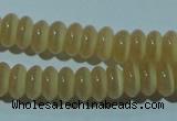 CCT235 15 inches 3*6mm rondelle cats eye beads wholesale