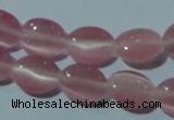 CCT633 15 inches 6*8mm oval cats eye beads wholesale