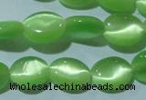 CCT649 15 inches 6*8mm oval cats eye beads wholesale