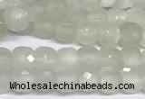 CCU1001 15 inches 4mm faceted cube moonstone beads