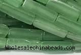CCU1163 15 inches 4*13mm cuboid green aventurine jade beads