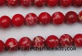 CDE2023 15.5 inches 6mm round dyed sea sediment jasper beads