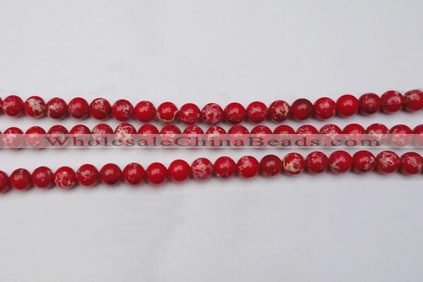 CDE2024 15.5 inches 8mm round dyed sea sediment jasper beads
