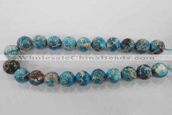 CDI808 15.5 inches 18mm round dyed imperial jasper beads wholesale