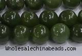 CDJ273 15.5 inches 10mm round Canadian jade beads wholesale