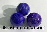 CDN1048 30mm round dyed white howlite decorations wholesale
