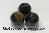 CDN1051 30mm round iron tiger decorations wholesale