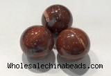 CDN1108 30mm round brecciated jasper decorations wholesale
