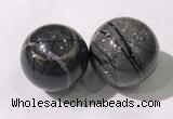 CDN1294 40mm round picasso jasper decorations wholesale