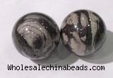 CDN1304 40mm round jasper decorations wholesale