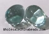 CDN1340 35*45mm egg-shaped glass decorations wholesale