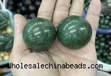 CDN18 35mm round pyrite gemstone decorations wholesale