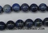 CDU103 15.5 inches 10mm round blue dumortierite beads wholesale