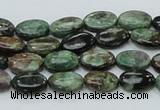 CEM11 15.5 inches 8*12mm oval emerald gemstone beads wholesale