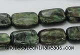 CEM19 15.5 inches 13*18mm rectangle emerald gemstone beads wholesale