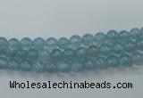 CEQ01 15.5 inches 4mm round blue sponge quartz beads wholesale