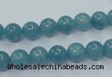 CEQ03 15.5 inches 8mm round blue sponge quartz beads wholesale