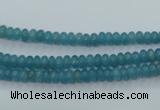 CEQ21 15.5 inches 2*4mm rondelle blue sponge quartz beads