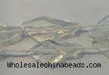 CFG558 15.5 inches 14*28mm carved trumpet flower opal beads