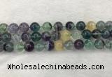 CFL1454 15.5 inches 12mm round fluorite beads wholesale