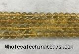 CFL1510 15.5 inches 10mm round yellow fluorite gemstone beads