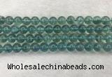 CFL1517 15.5 inches 10mm round blue fluorite gemstone beads