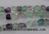 CFL950 15.5 inches 8*9mm nuggets natural fluorite beads wholesale