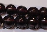 CGA353 14 inches 5mm round natural red garnet beads wholesale