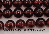 CGA605 15.5 inches 8mm A+ grade round natural orange garnet beads
