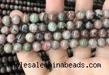 CGA685 15.5 inches 8mm round kashgar garnet beads wholesale