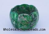 CGB153 8 inches fashion dyed imperial jasper gemstone stretchy bracelet