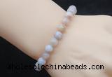 CGB5027 6mm, 8mm round colorful agate beads stretchy bracelets