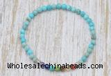CGB7083 7 chakra 4mm sea sediment jasper beaded meditation yoga bracelets
