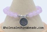 CGB7872 8mm candy jade bead with luckly charm bracelets wholesale