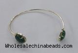 CGB862 10*14mm oval agate gemstone bangles wholesale