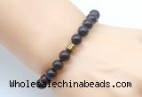 CGB8838 8mm, 10mm brecciated jasper & drum hematite power beads bracelets