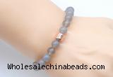 CGB9261 8mm, 10mm grey agate & drum hematite power beads bracelets