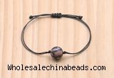 CGB9943 Fashion 12mm rhodonite gemstone adjustable bracelet jewelry
