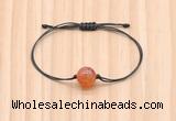 CGB9963 Fashion 12mm fire agate adjustable bracelet jewelry