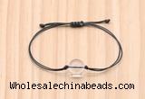CGB9988 Fashion 12mm white crystal adjustable bracelet jewelry