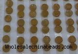 CGC104 12mm flat round druzy quartz cabochons wholesale